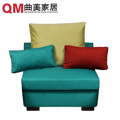 曲美家具布艺沙发
