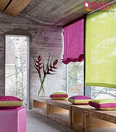 12款唯美的布艺窗帘打造完美家居客厅 7